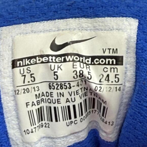 Nike Flex Experience RN 3 Women's 7.5 Blue Running Shoes - Picture 11 of 11